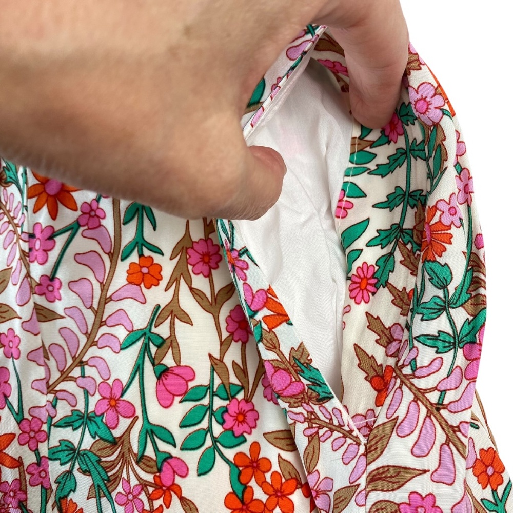 BODEN Rosie Godet Tea Dress in Foliage Bud Size 4- NWT - Picture 8 of 15